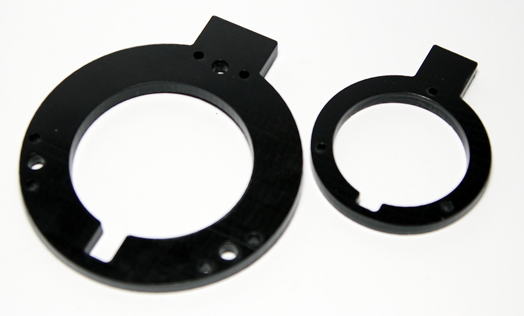 Heusinkveld SPRINT haptic brake (TT25) and throttle (TT20) pedal mounts